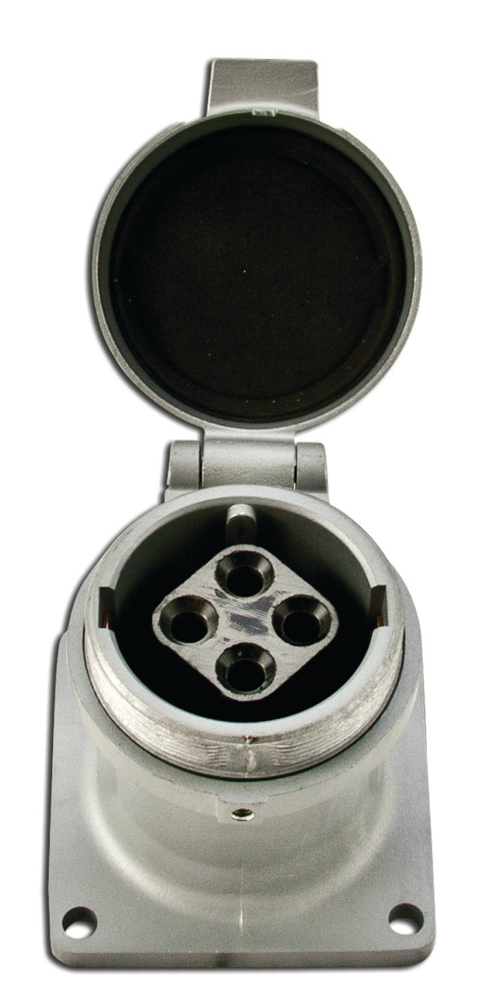 Appleton ADR6044 Pin & Sleeve Receptacle, 60A, 4-Pole, 4-Wire