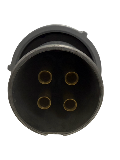 ACP-1044 100A 4-Pole 4-Wire Industrial Pin & Sleeve Clamping Ring Plug