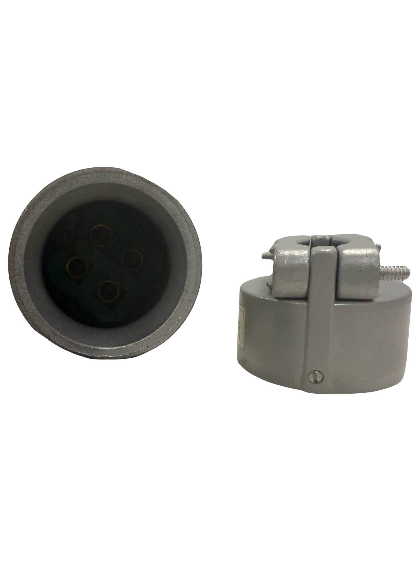 ACP-1044 100A 4-Pole 4-Wire Industrial Pin & Sleeve Clamping Ring Plug