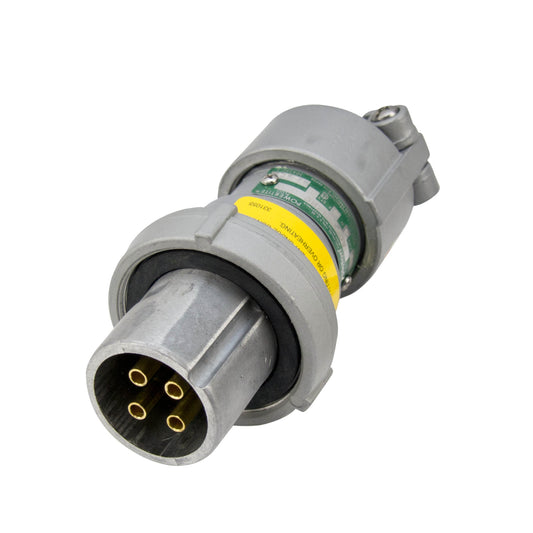 Appleton ACP3044BC Clamping Ring Plug, 30 Amp, 4-Pole, 4-Wire