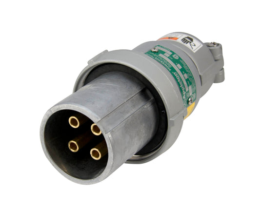 Appleton ACP6044BC Clamping Ring Plug, 60 Amp, 4-Pole, 4-Wire