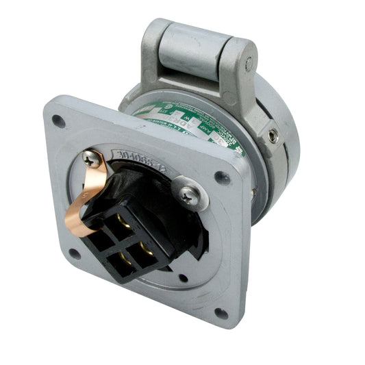 Appleton ADR3044 Pin & Sleeve Receptacle, 30 Amp, 4-Pole, 4-Wire