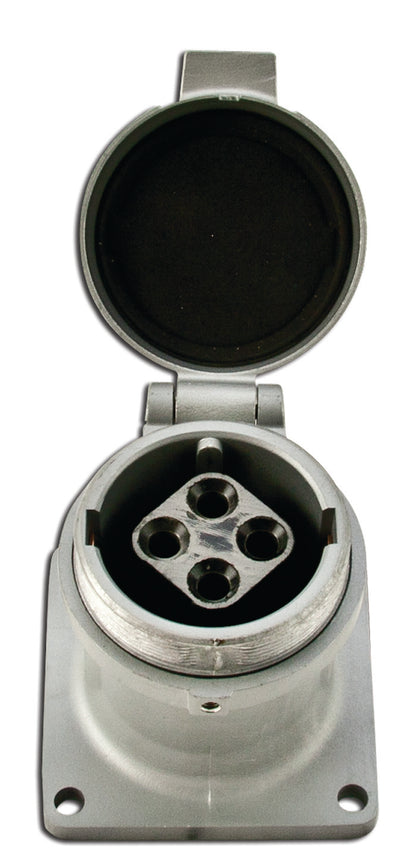 Appleton ADR6044 Pin & Sleeve Receptacle, 60A, 4-Pole, 4-Wire